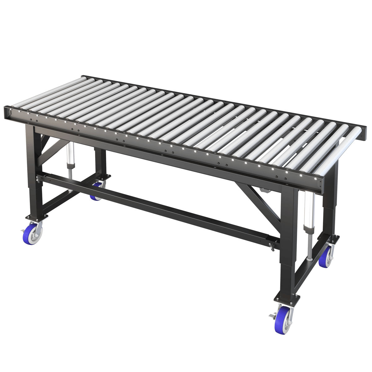 Item # 1137, Heavy-Duty Height Adjustable Conveyors On BUILT Systems